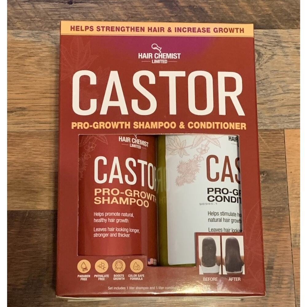 HAIR CHEMIST LIMITED CASTOR PRO‎ GROWTH SHAMPOO & CONDITIONER 33.8 OZ